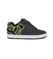 DC SNEAKER COURT GRAFFIK NIÑO GRIS OSCURO